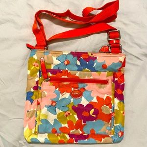 Coach Colorful Floral Crossbody